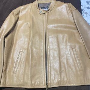 SCHOTT LEATHER JACKET STYLE 877 CAFE RACER IN SIZE 4XL MINT CONDITION
